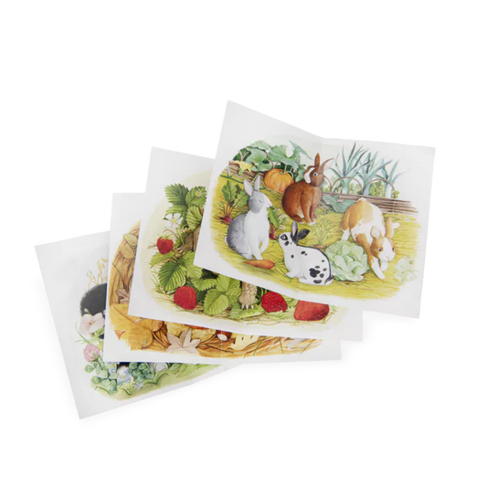 4 mini puzzles des animaux - Le Jardin du Moulin