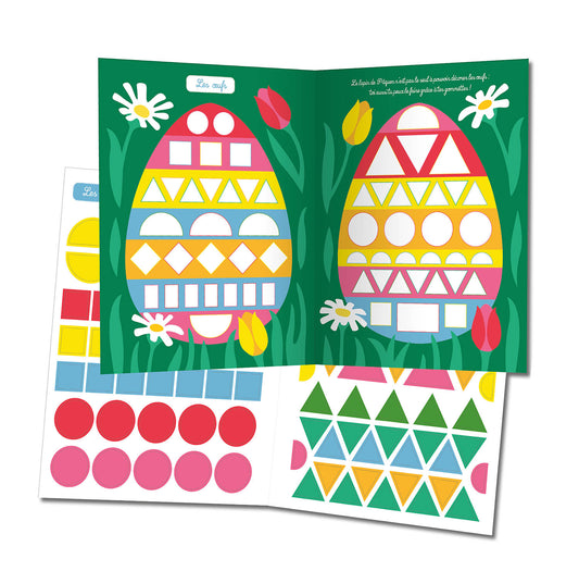 500 premières gommettes formes - Pâques