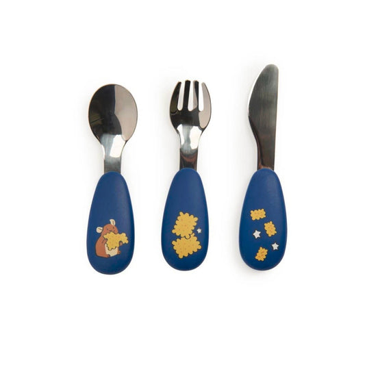 Set couverts silicone - Puce et Pilou