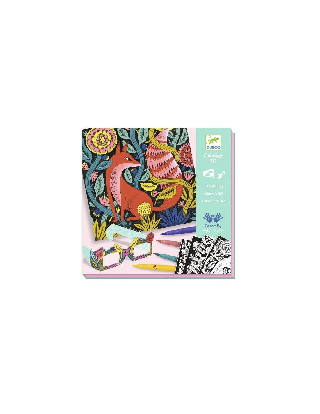 Coloriage 3D - Forêt fantastique