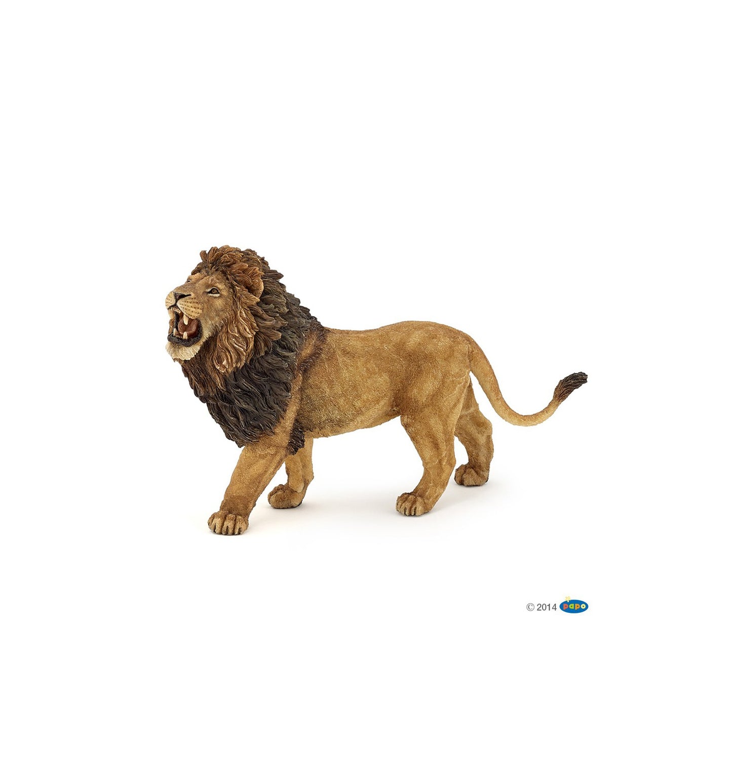 Lion rugissant