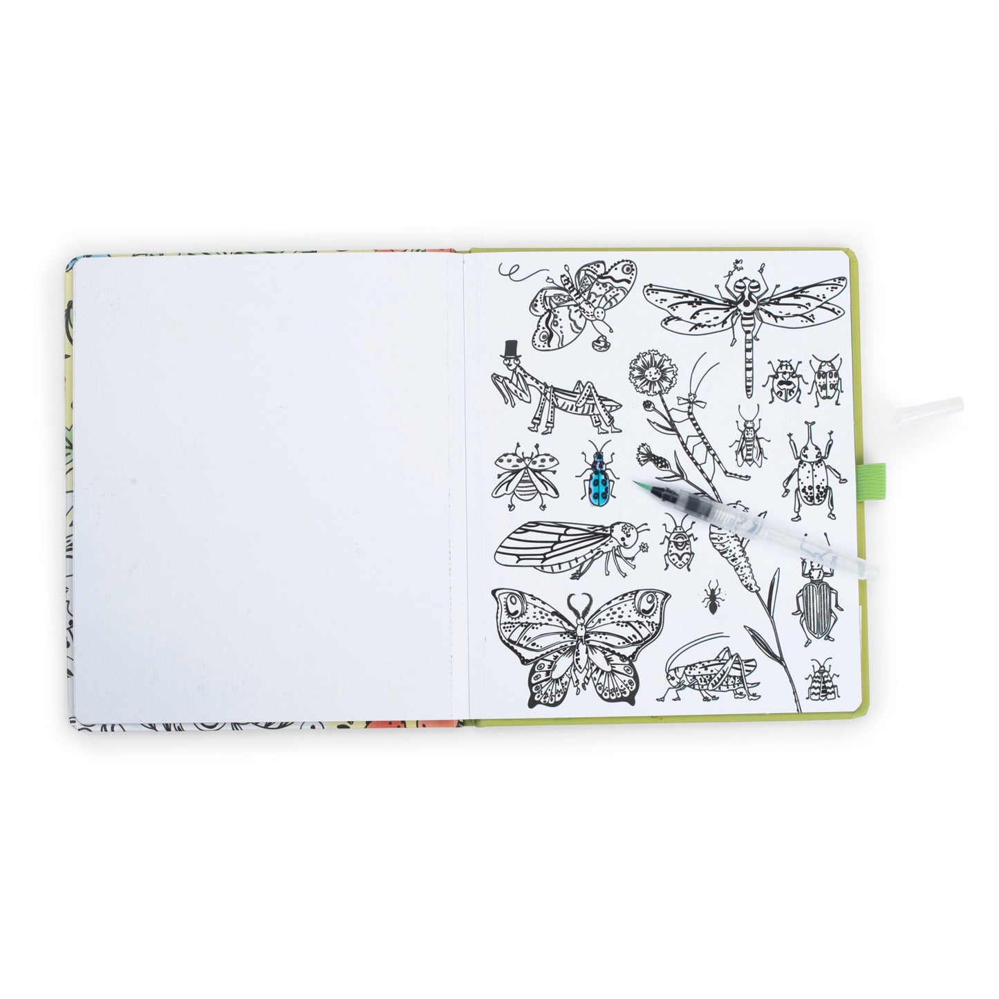 Cahier de coloriage aquarelle magique - Le jardin du moulin