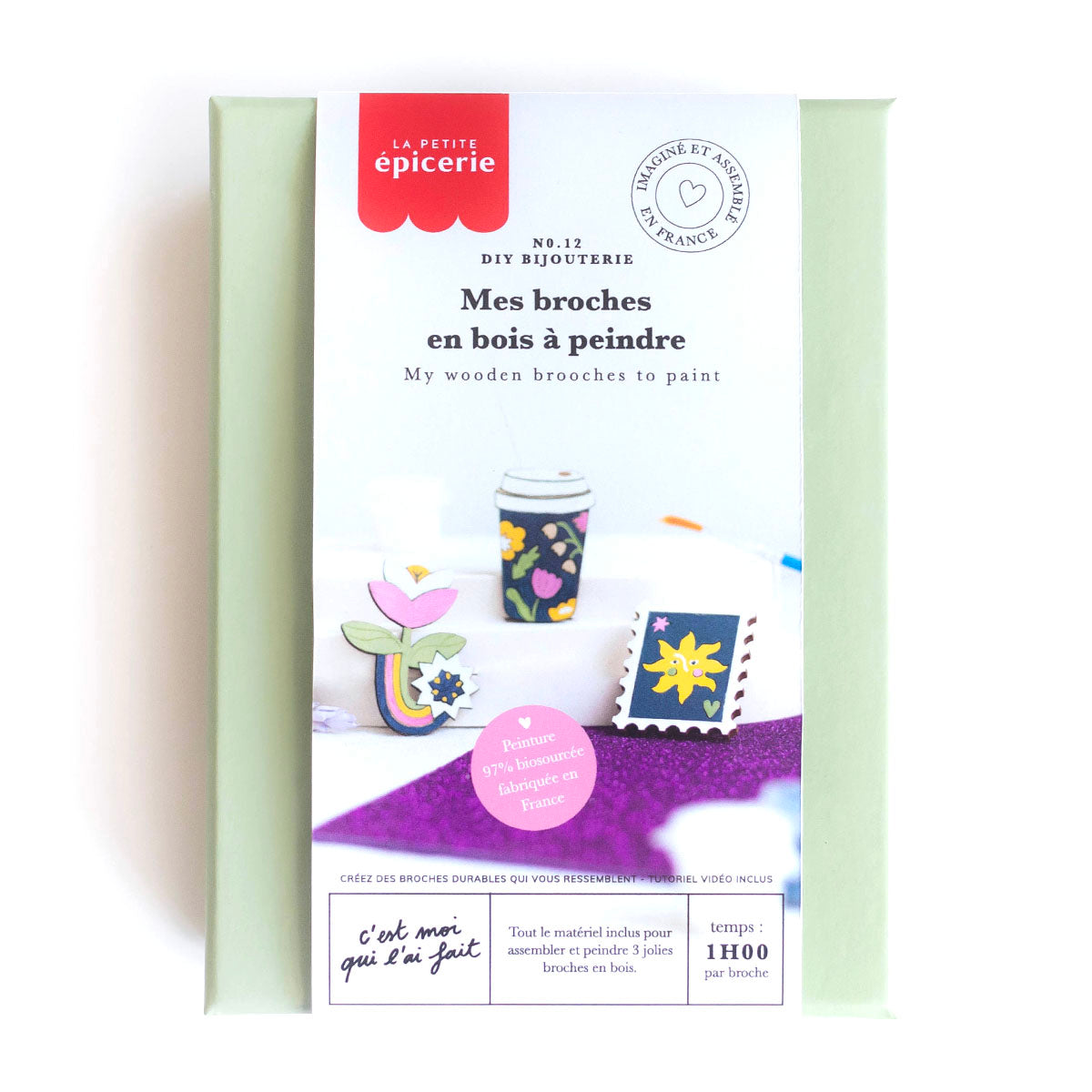 DIY Bijouterie - Mes broches en bois à peindre