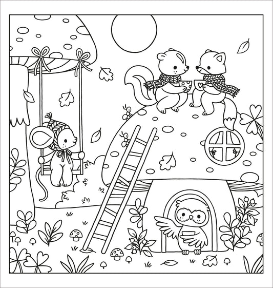 Jolis colos cosy - Bonne et douce nuit les amis de la foret