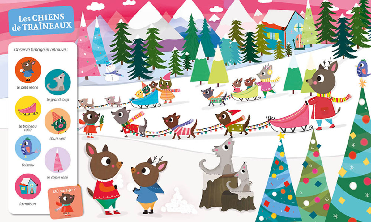 Cherche et trouve des tout petits - Dans le froid