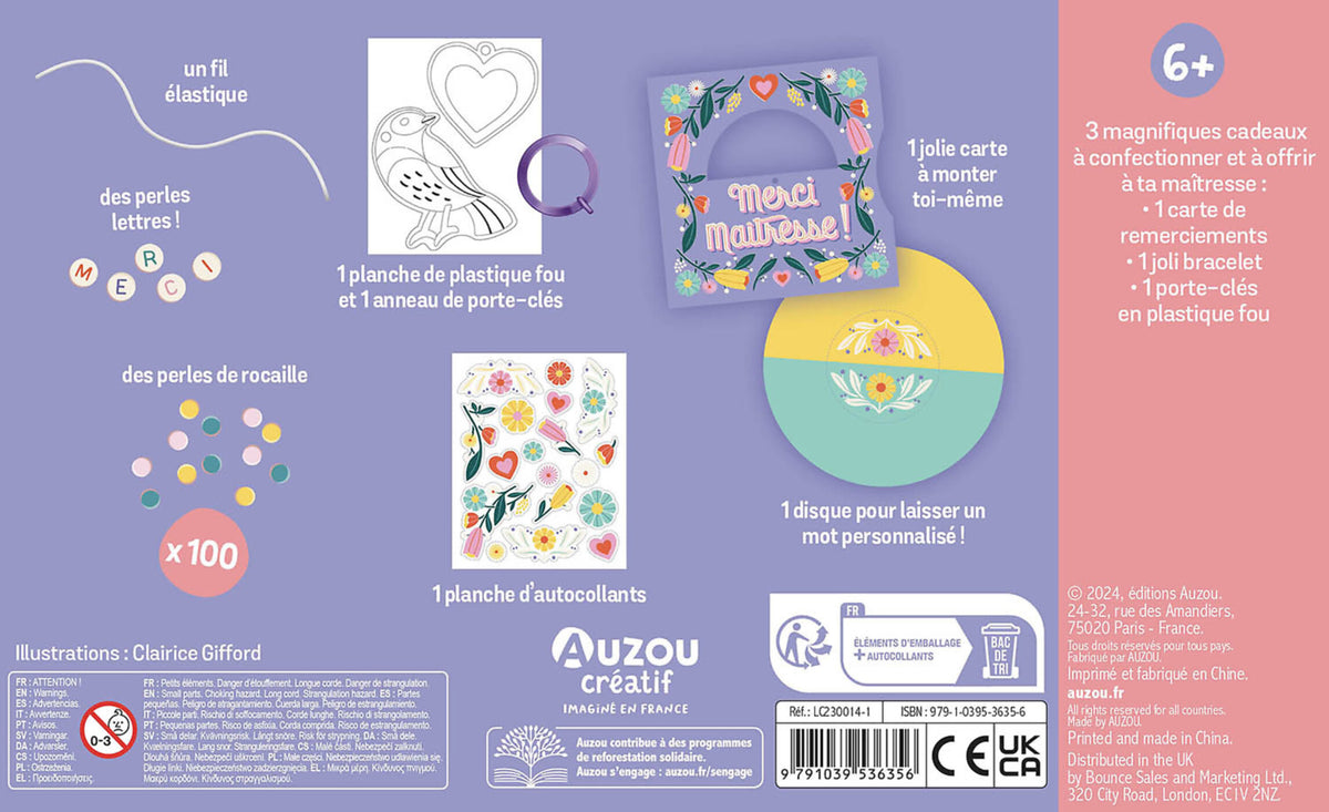 Auzou créatif - Merci maîtresse