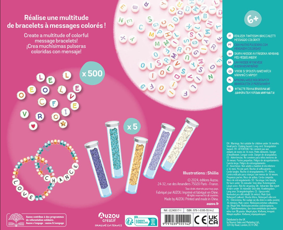 Auzou bijoux - Mes bracelets à messages