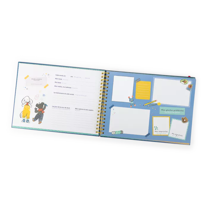 Album souvenirs d'école - Puce et Pilou