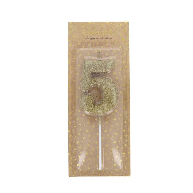 Bougie glitter 5