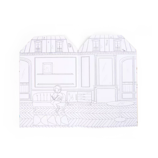 Cahier de coloriages- Les Parisiennes