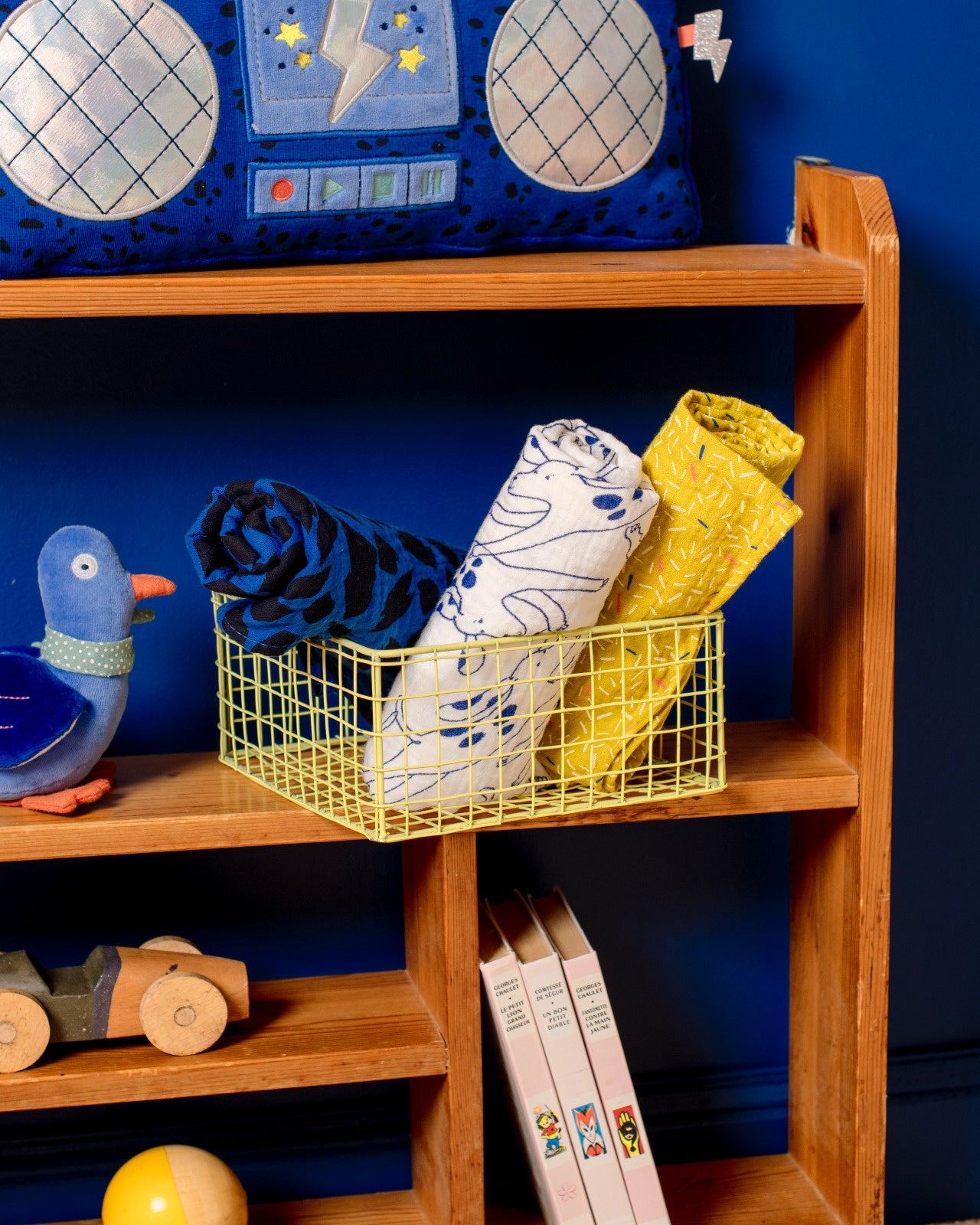 Set de 3 langes imprimés - Puce et Pilou