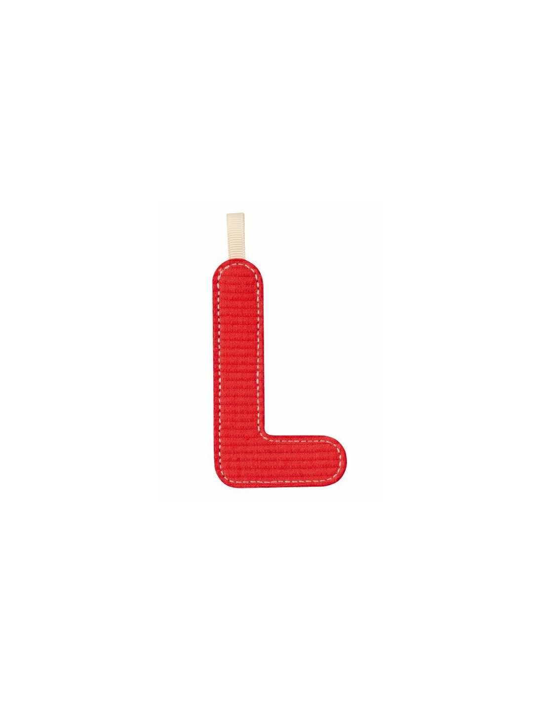 Lettre phospho L - Rouge