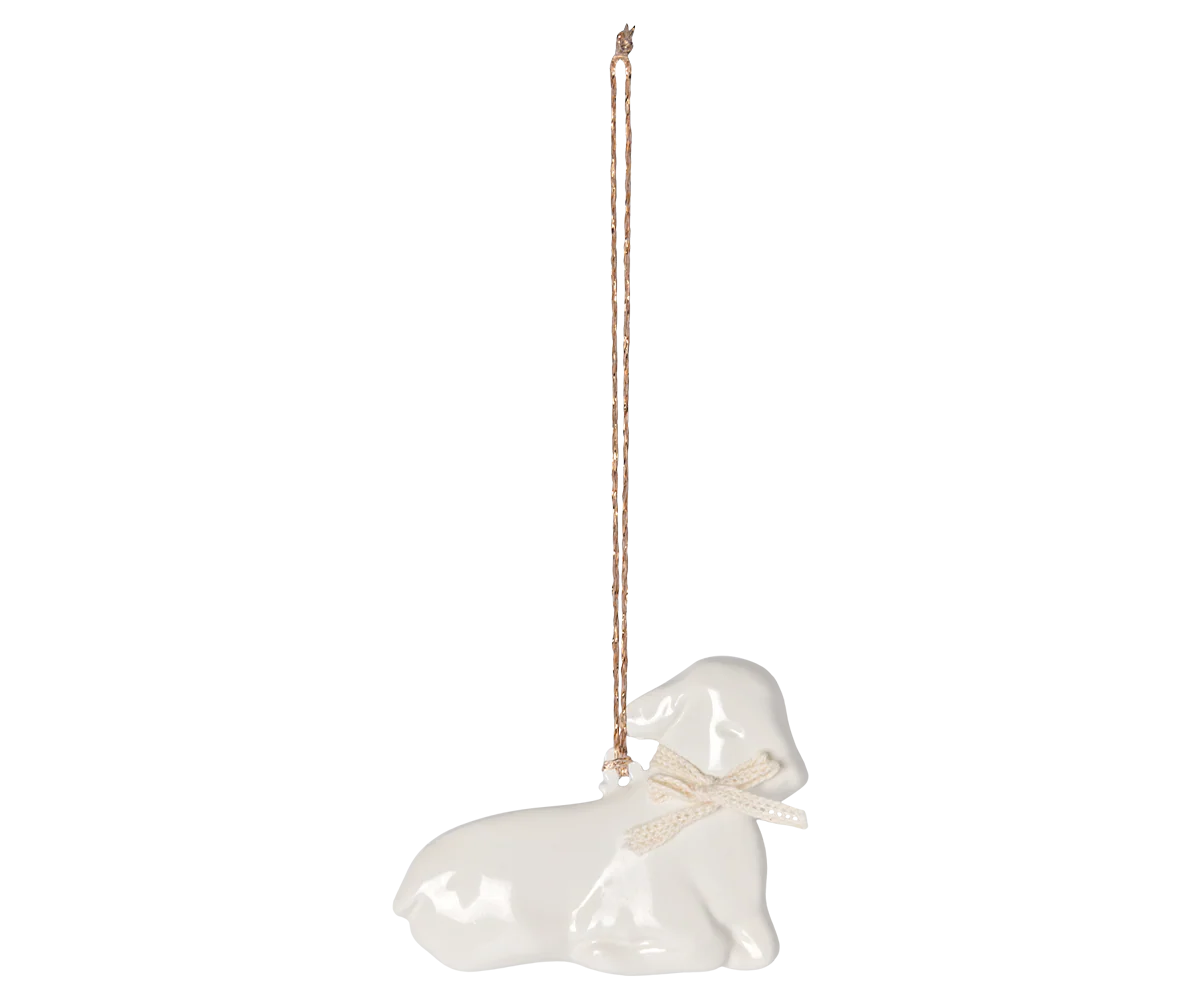 Metal ornament - lamb maileg