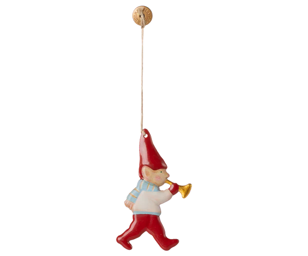 Metal ornament - pixy trompette maileg