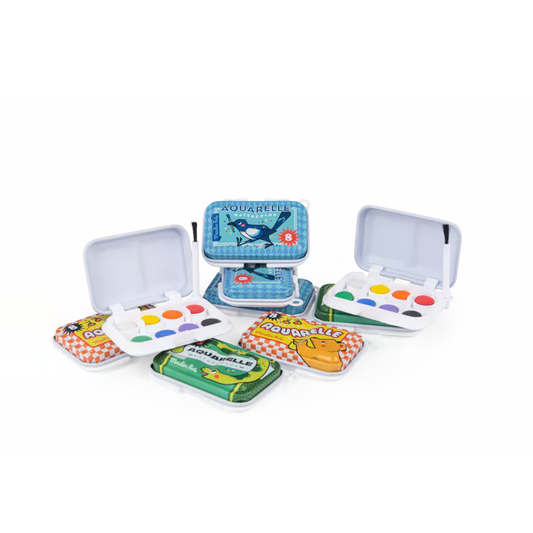 Mini palette aquarelle bleu - Les petites merveilles