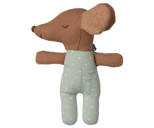Sleepy wakey baby souris in boîte d’allumettes - blue
