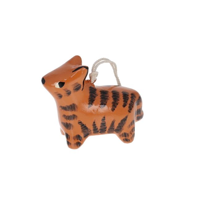 Suspension papier mache tigre