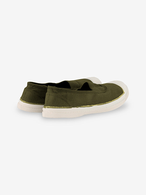 Tennis élastique Kaki