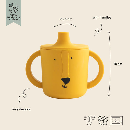 Tasse d'apprentissage en silicone - Mr. Lion