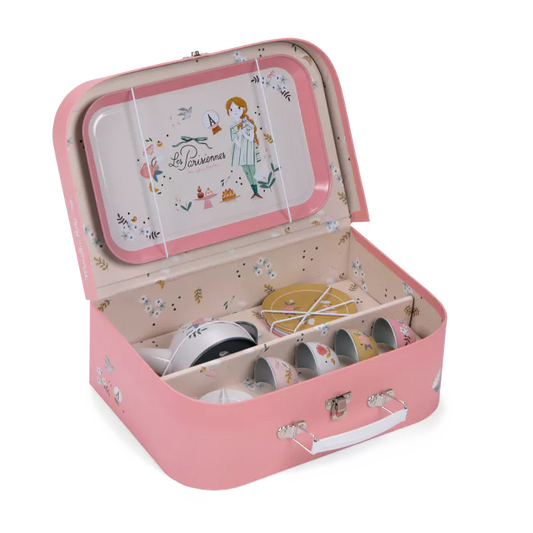 Valise dinette thé métal - Les Parisiennes