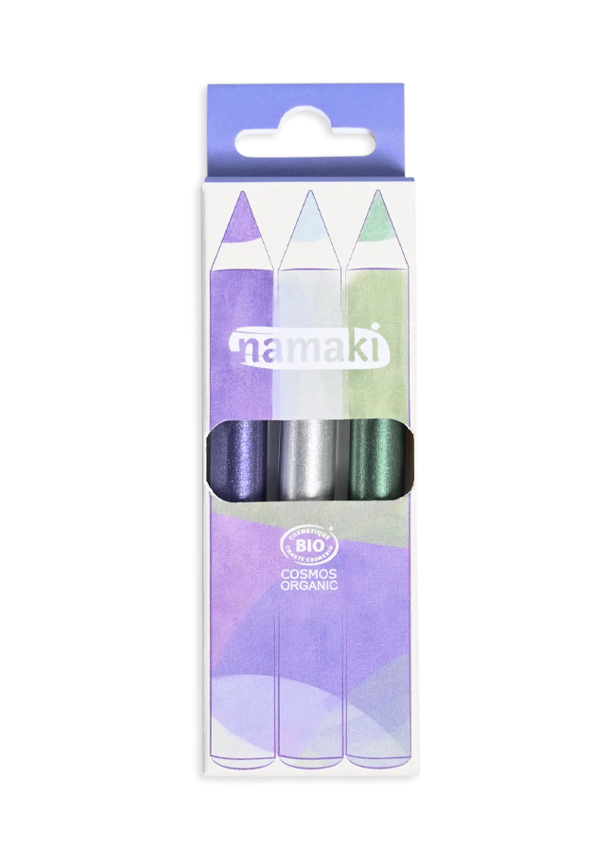 Kit 3 crayons maquillage pailletés - Clair de lune