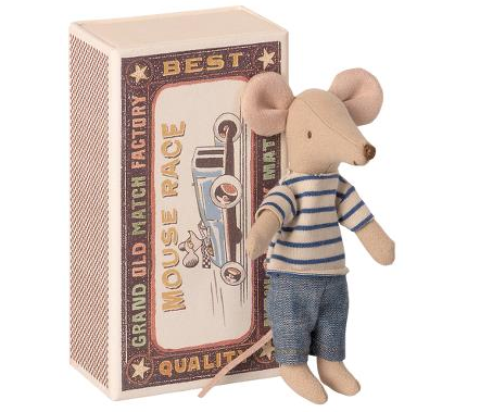 Big Brother mouse in matchbox - Maileg