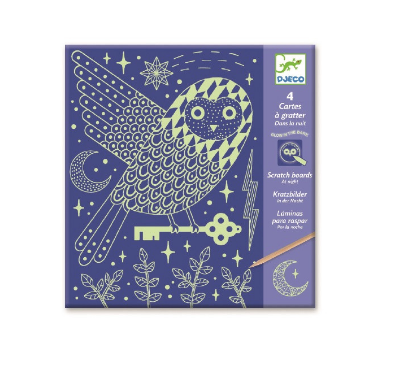 Cartes à gratter - dans la nuit ...