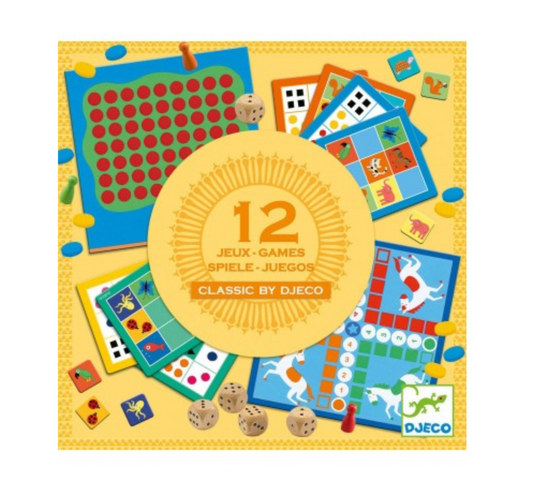 Jeux classiques - 12 jeux à partir de 4 ans
