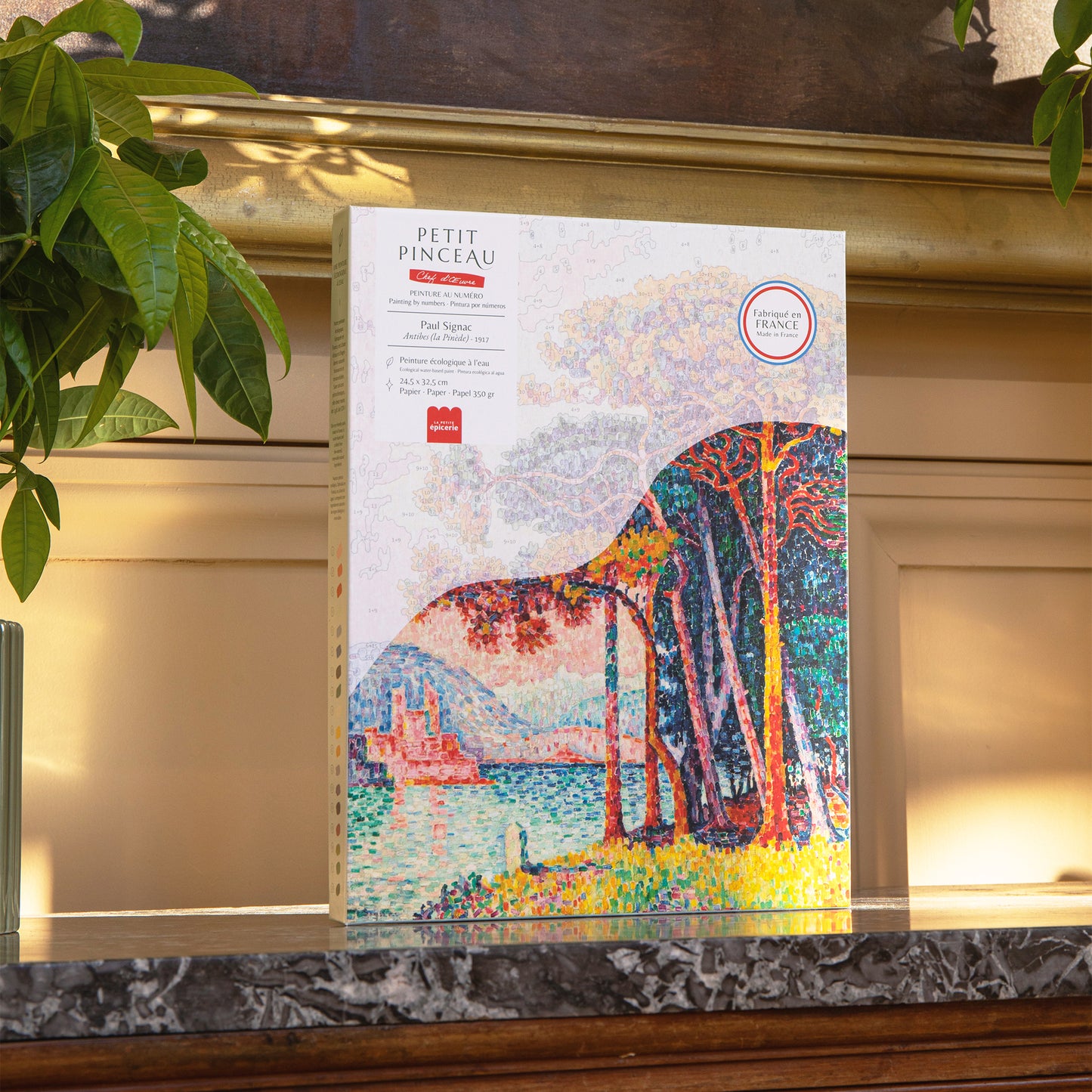 Coffret peinture au numéro - Antibes (La Pinède) - Signac