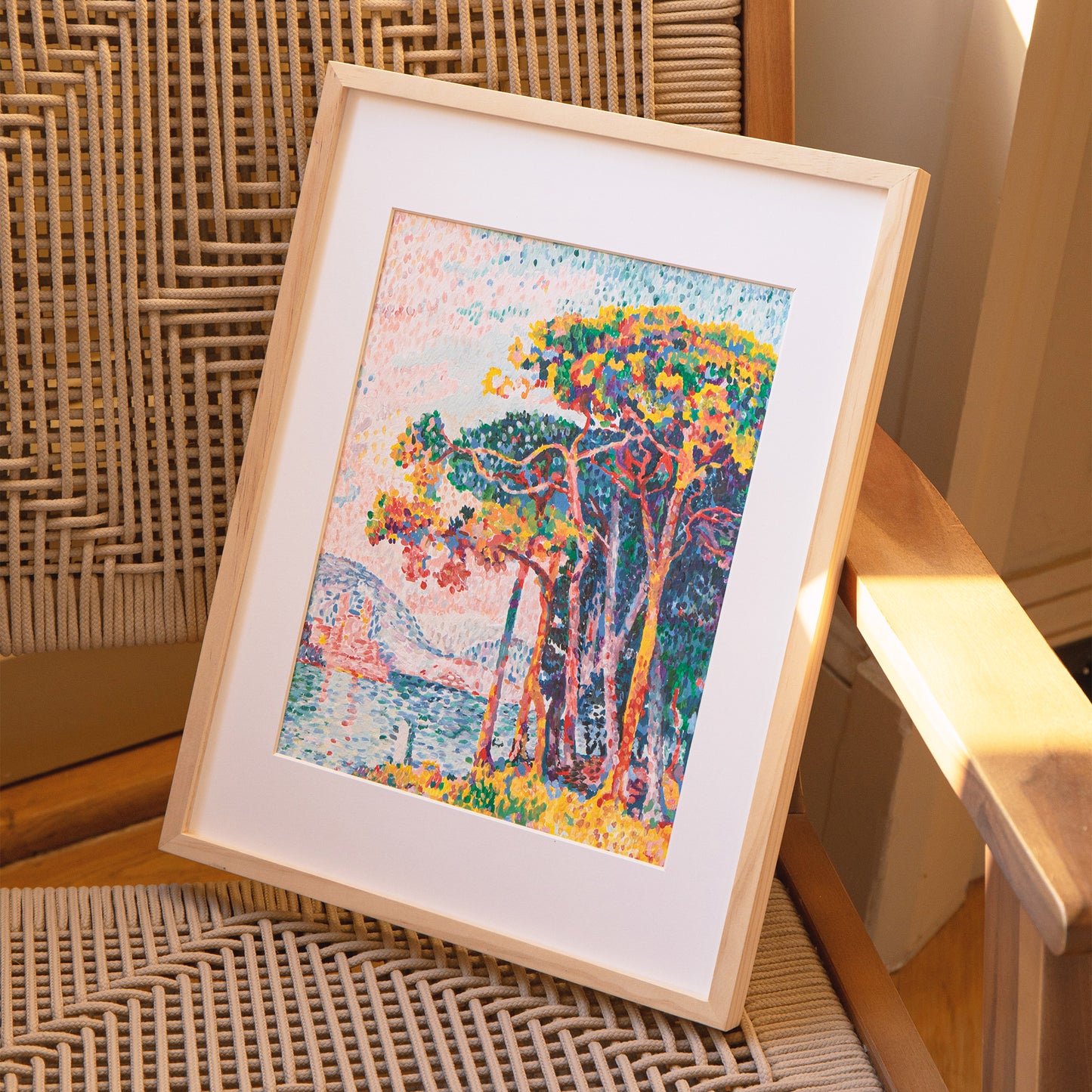 Coffret peinture au numéro - Antibes (La Pinède) - Signac