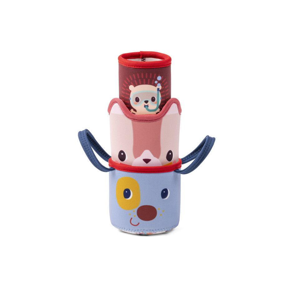 3 gobelets de bain