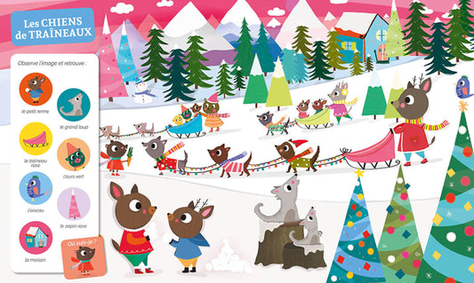 Cherche et trouve des tout petits - Dans le froid