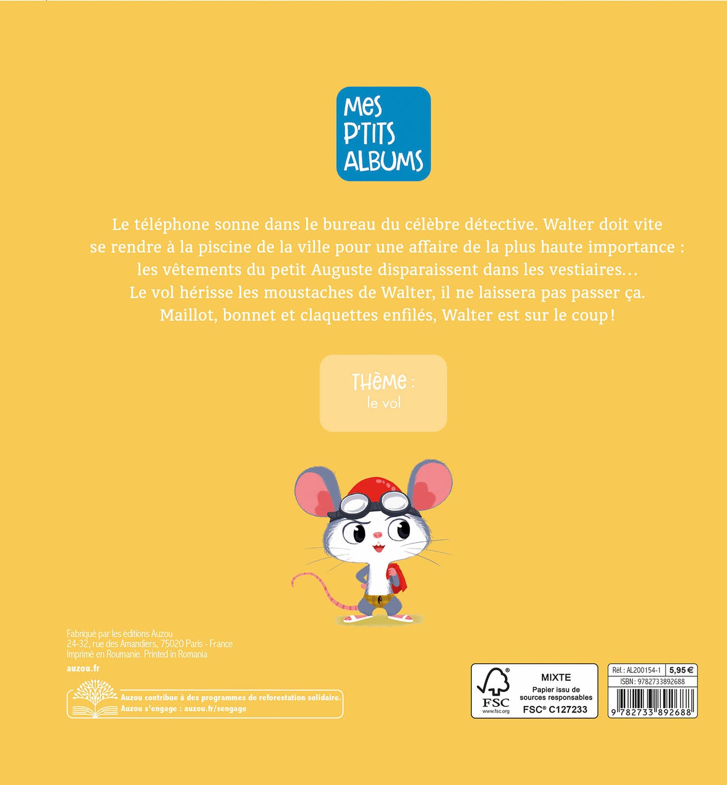 Mes p'tits albums - Walter enquete à la piscine