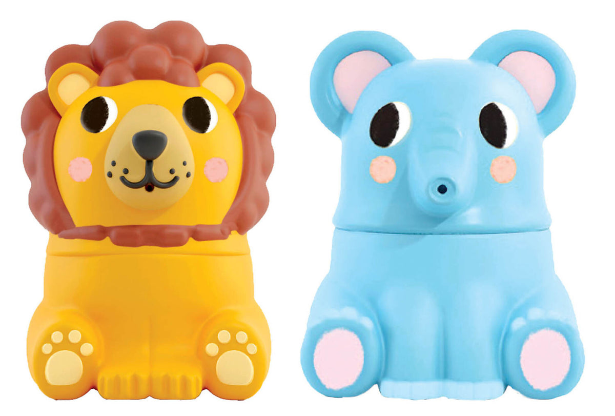 Mon premier livre de bain - Dans la savane - un coffret avec 2 jouets déclipsables !