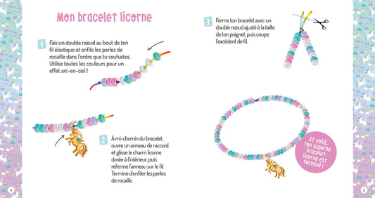 Auzou bijoux - Mes fabuleux bijoux licornes magiques