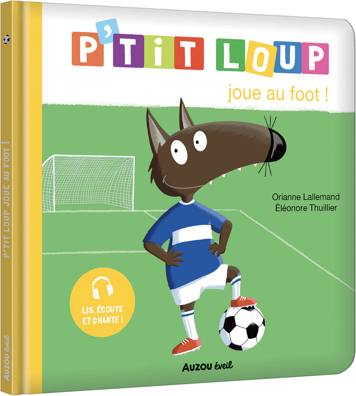 P'tit loup joue au foot