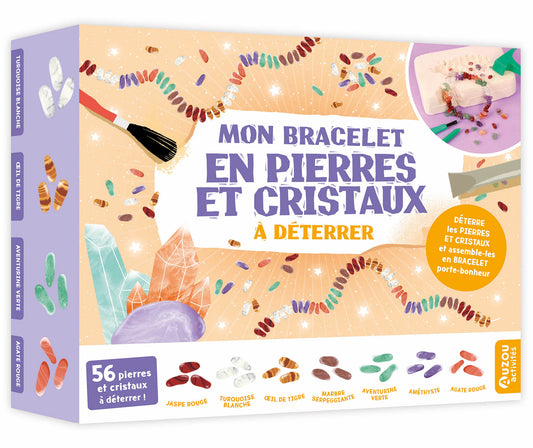Auzou activites - Mon bracelet en pierres et cristaux