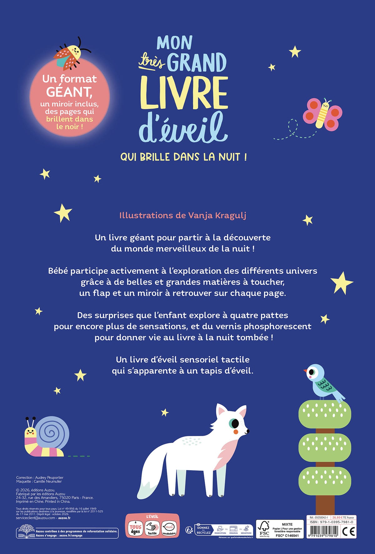 Mon très grand livre d'éveil qui brille dans la nuit !