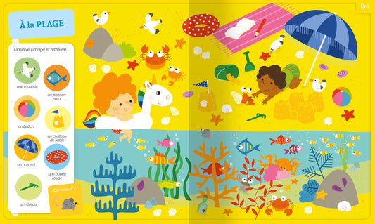 Mes 20 cherche et trouve des tout-petits - Vive les saisons !
