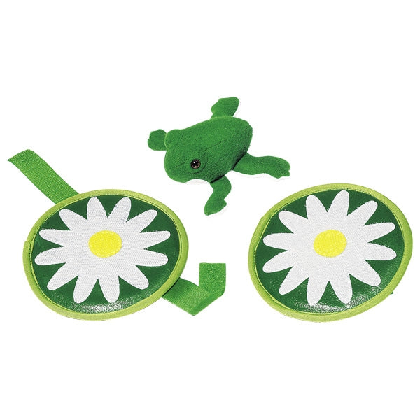 Attrape la grenouille avec bande scratch