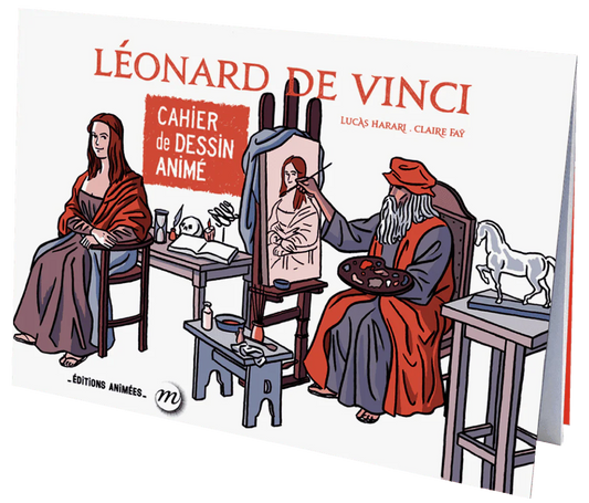 Cahier de dessin animé - Leonard de Vinci