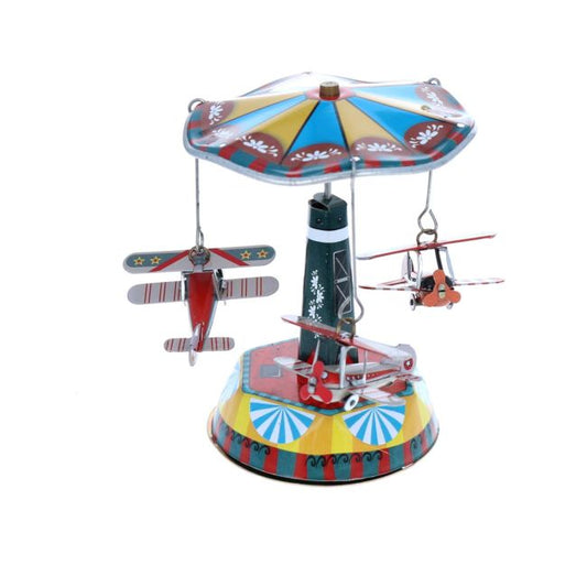 Caroussel avion en métal