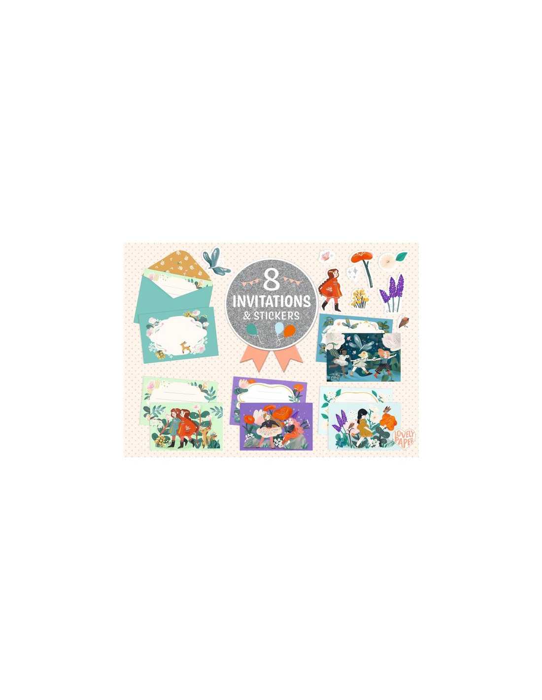 Cartes d'invitation - Copines du jardin