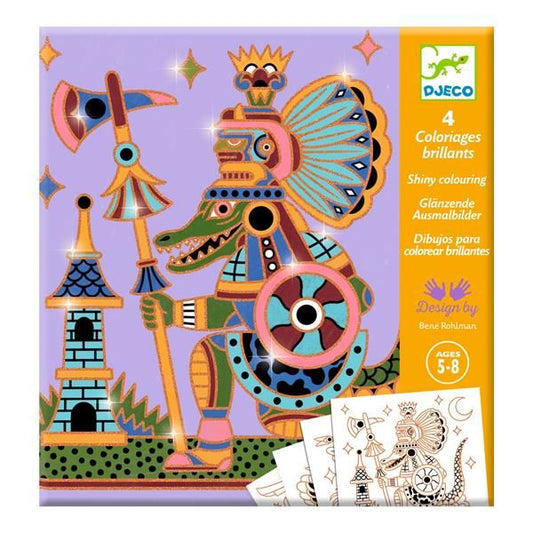 Coloriages surprises - Animaux guerriers