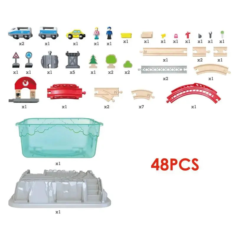 Coffret train de la ville 2 en 1