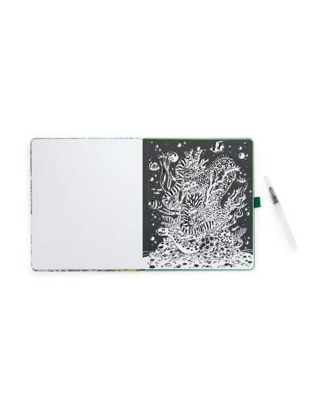 Cahier coloriage aquarelle magique - Tout autour du monde