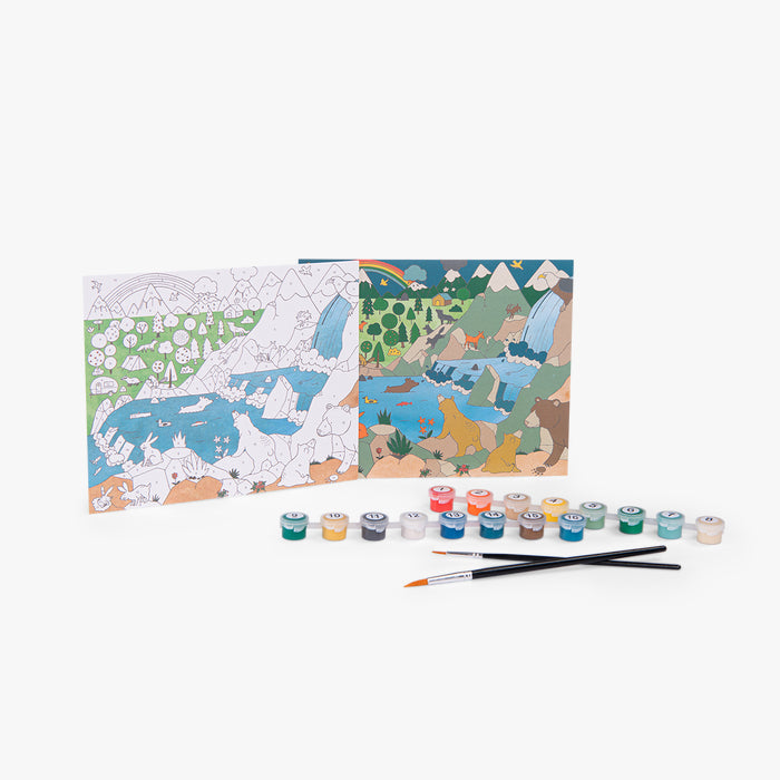 Peintures au numero L'explorateur - Le jardin du moulin