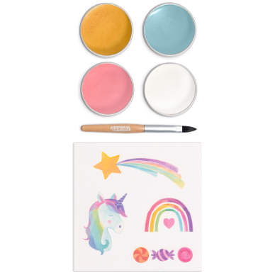 Kit de maquillage 4 couleurs - Licorne