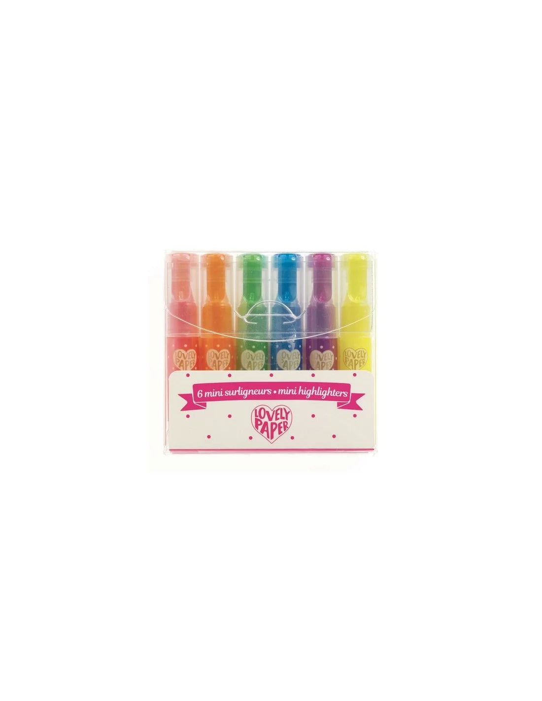 Les couleurs - 6 minis surligneurs