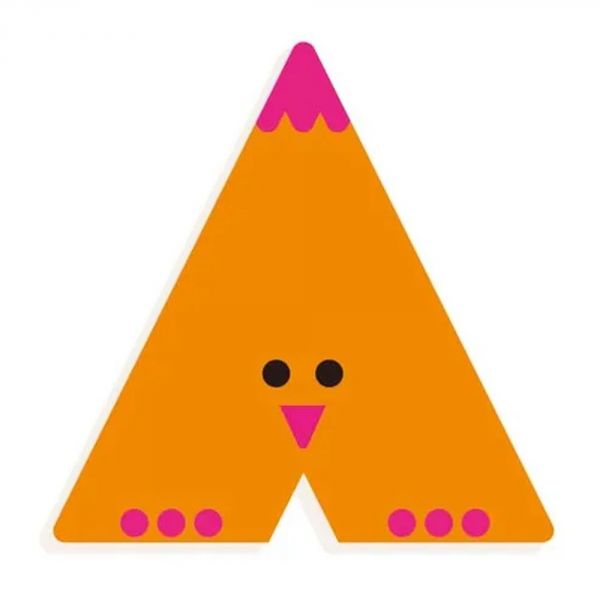 Lettre Animaux graphiques - A